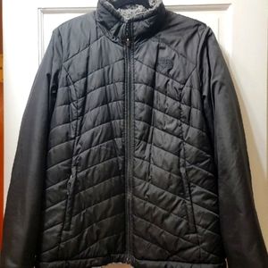 Womens The North Face reversible puffer jacket size large